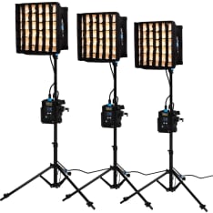 Nanlite Pavoslim 60B Led Panel 3-Light Kit With Stand valopaneeli