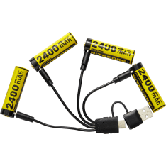 Nitecore NH2400 1,5 V 4-pack ladattava Li-ion akku
