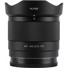 Viltrox AF 40 mm F2.5 Sony E Mount Fullframe objektiivi