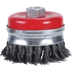 Pegatec 85mm twisted steel cup brush