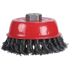 Pegatec 100mm twisted steel cup brush
