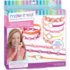 Make It Real Macrame DIY Set "Friendship Bracelets" koruaskartelu