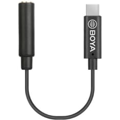 Boya BY-K4 3.5mm TRS female - USB-C male adapter