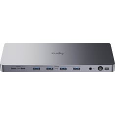 CUDY Telakointiasema CS700, 10Gbps, USB-C, Dual 4K, PD 100W