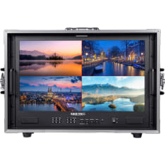 Seetec monitor ATEM215S-CO 21.5" W. SDI Carry-On Flight Case suoratoistolähetysohjain