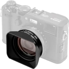 NiSi Lens Hood, UV-Filter & Cap for Fujifilm X100 series Black