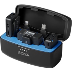 Boya Wireless 2.4GHz BoyaMIC 3.5mm TRS Lightning USB-C 2 kpl mikrofoni mobiililaitteille