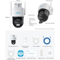 Reolink TrackMix Wired LTE 4MP PTZ Auto Tracking AI valvontakamera