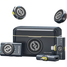 Hollyland Lark M2 Combo - Wireless Lavalier Microphone (Duo,ShineCharcoal) langaton mikrofoni