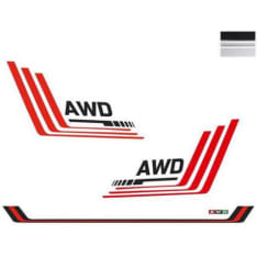 Mammotion LUBA 2 X AWD sticker set "formula"