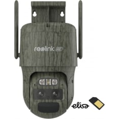 Reolink TrackMix Series G770 Camo+SIM 8MP PTZ Auto Tracking AI akkukäyttöinen valvontakamera
