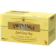 Twinings Earl Grey 25x2g musta tee