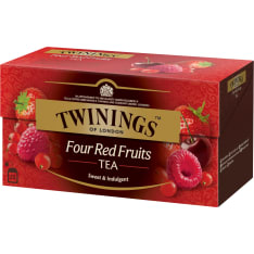Twinings 4 punaista hedelmää 25x2g musta tee