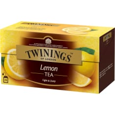 Twinings Sitruuna 25x2g musta tee