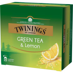 Twinings Green Tea Lemon 50x1,6g vihreä tee