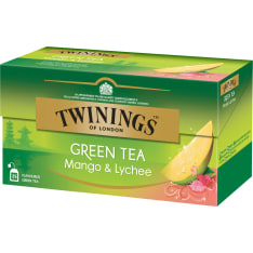 Twinings Green Tea Mango & Lychee 25x1,8g vihreä tee