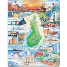 Larsen Maxi Suomi nähtävyydet 36,5 x 28,5 cm palapeli