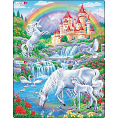 Larsen Midi Yksisarviset (2x1) 28,5 x 18,3 cm palapeli