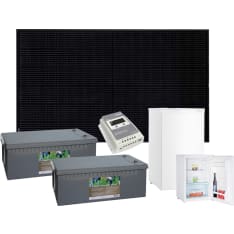 Sunwind Cool 12V (sis. jääkaapin) aurinkoenergiapaketti
