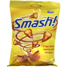 Smash! milk chocolate corn snacks 100g