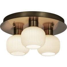 Aneta Lighting Messina IP44 3-os. plafondi