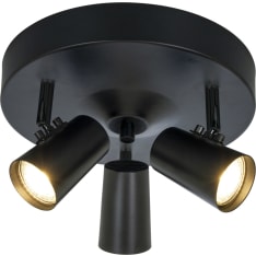 Aneta Lighting Pilot pyöreä 3-osainen kattokohdevalaisin