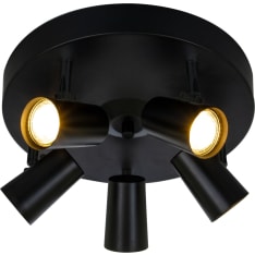 Aneta Lighting Pilot round 5-part ceiling spotlight
