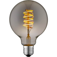 Aneta Lighting Globe G95 E27 6W 160lm 2000K savu himmennettävä led spiraali lamppu