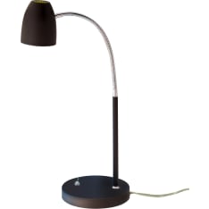Aneta Lighting Sandnes musta/kromi pöytävalaisin