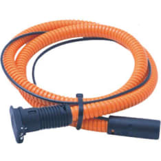 Defa 704561 Miniplug 250V 2m oranssi puskuri/elementtikaapeli