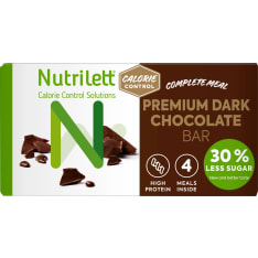 Nutrilett Premium Dark Chocolate 4x59 g gourmet sausage patukka