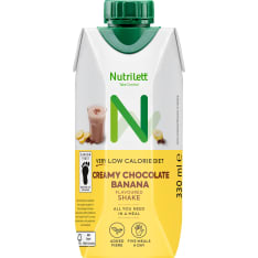 Nutrilett VLCD Creamy Chocolate Banana shake Ready-made pirtelö 330ml