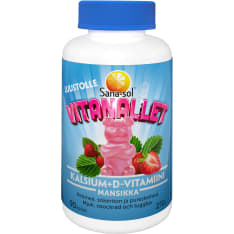 Sana-Sol Vitanallet Kalsium+D 90 kpl ravintolisä
