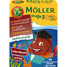 Möller Omega-3 Pikkukalat Cola 45 kpl ravintolisä