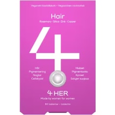 4Her Hair ravintolisä 60 kpl