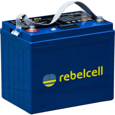 Rebelcell Li-Ion 12V/140A akku jännite/varausnäytöllä