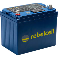 Rebelcell Li-Ion 12V/35A akku jännite/varausnäytöllä