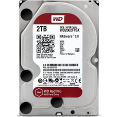 WD Red Pro 2TB 3.5" SATA hard disk drive