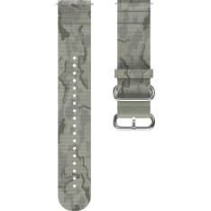 Polar Grit X & Vantage M green textile wristband