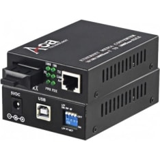 AOA 10/100/1000BaseT-WDM/BiDi SM media converter