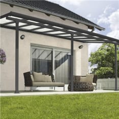 Palram - Canopia Feria 16,1 m2, antrasiitti terassikatos