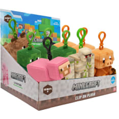 MINECRAFT 13 cm Clip on Plush Asst S2