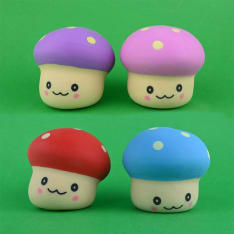 Squeeze Mushroom 8 cm puristeltava sieni (lajitelma)