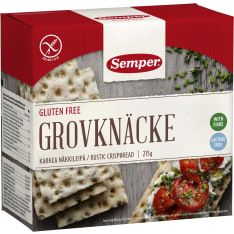 Semper Gluteeniton 215g karkea näkkileipä