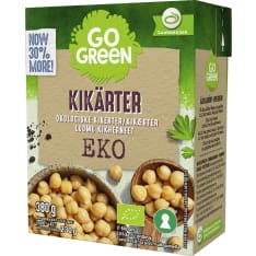 GoGreen Luomu 380g kikherneet suolaliemessä