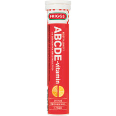 Friggs ABCDE-vitamin 20 tabl. vitamiinivalmiste