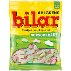 Ahlgrens Bilar Sursockrade 130 g karkkipussi