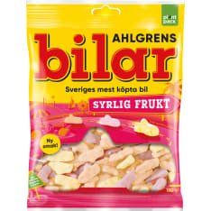 Ahlgrens Bilar Syrlig Frukt 130 g karkkipussi