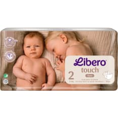Libero Touch koko 2, 3-6 kg 47 kpl teippivaippa