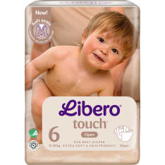 Libero Touch koko 6, 13-20 kg 30 kpl teippivaippa